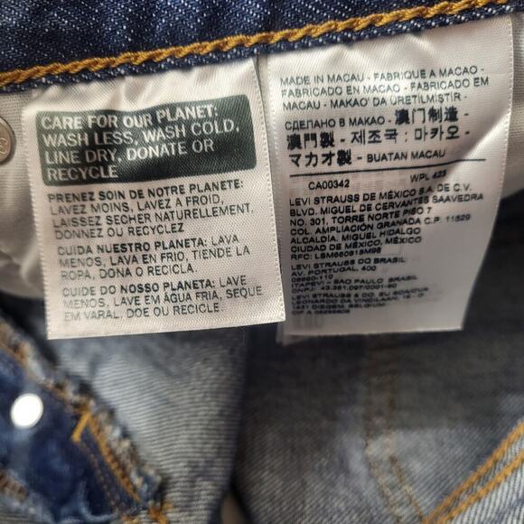 LEVI'S 501 Cut Off Denim Shorts Size Women's 31 - Picture 7 of 12